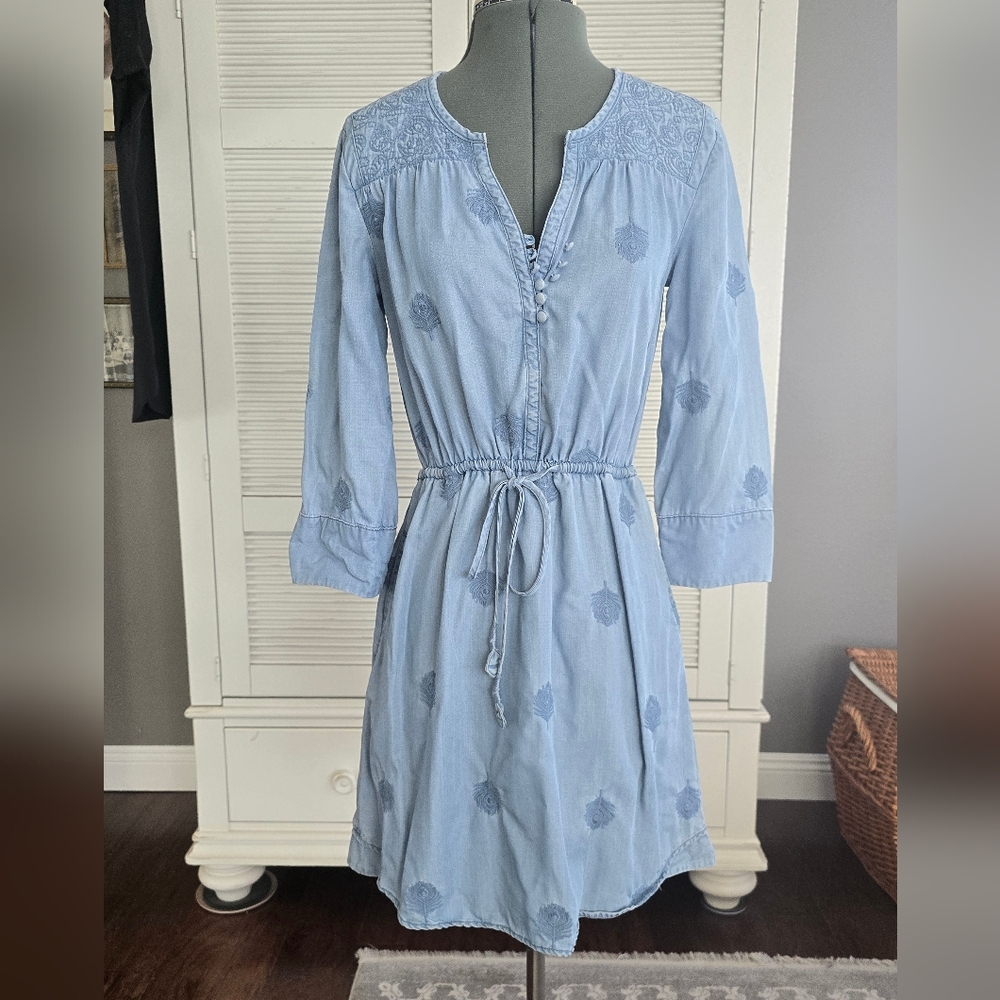 HOLDING HORSES Light Blue Mini Dress - Picture 12 of 15